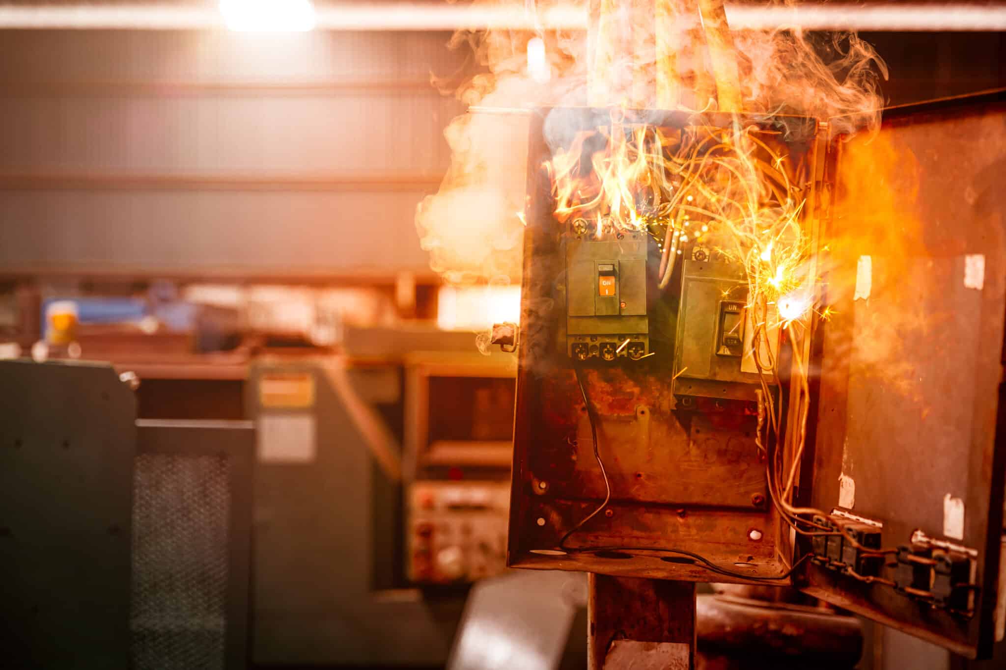 faulty circuit breaker