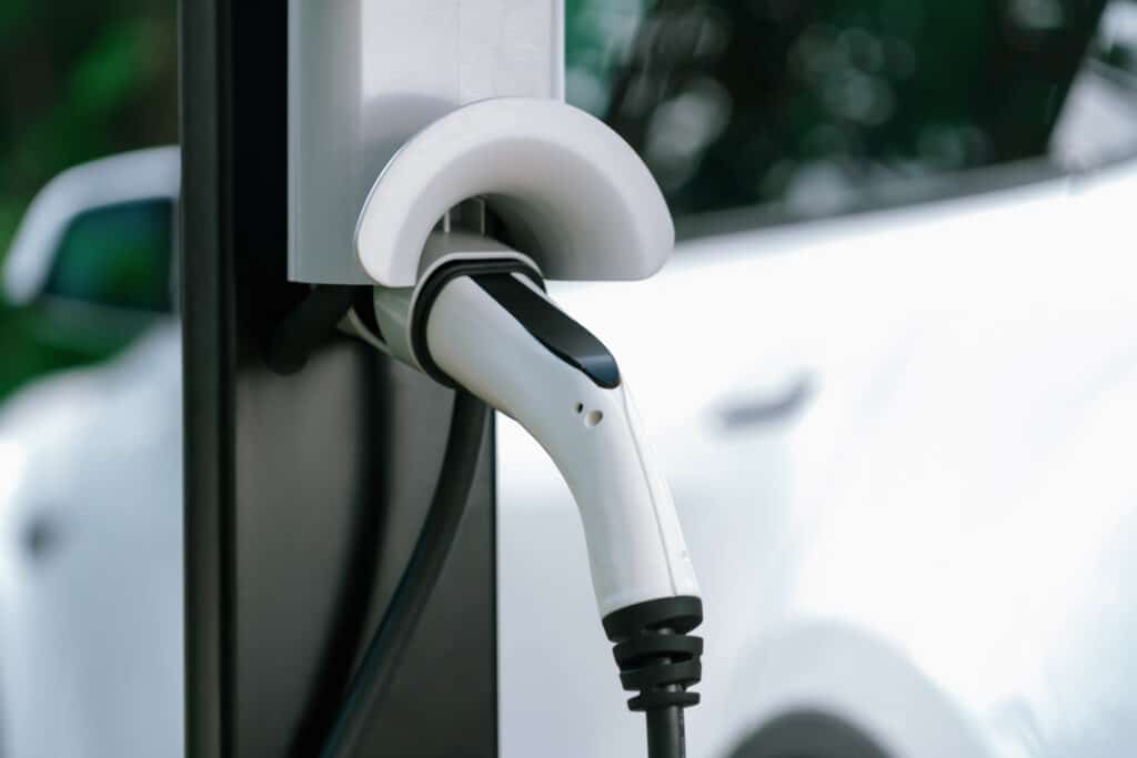Electric Vehicle Charging Station.